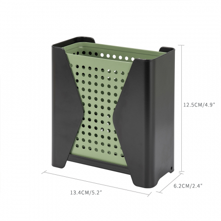 Recipient diverse POKA, metal, negru-verde [3]