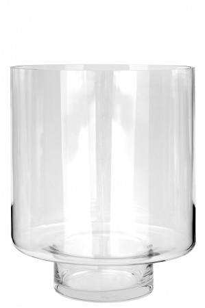 SALE % - Suport lumanare Nido, Sticla, Transparent, 7x4.50 cm