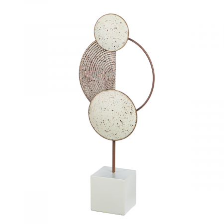SALE % - Relief suport, Ermelo, Metal, alb, PU 1, L. 8 cm, L. 20 cm, H. 49,5 cm