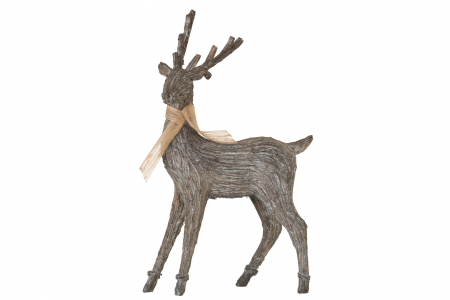 Decoratiuni - Figurina Ren, Compozit, Maro, 24x10x44 cm