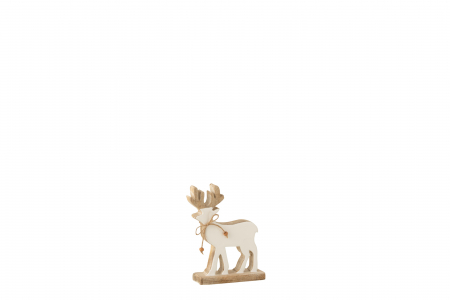 Figurina Ren, Lemn, Alb, 5x17x22 cm [1]