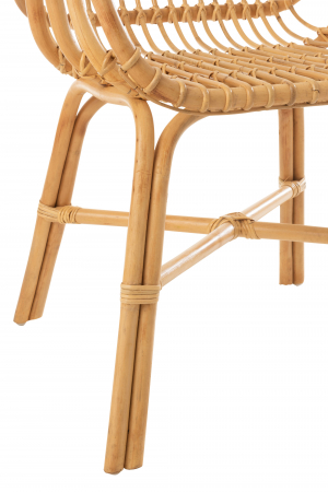 Scaun Ana, Stuf/Ratan/Bambus, Natural, 60x60x78 cm [4]