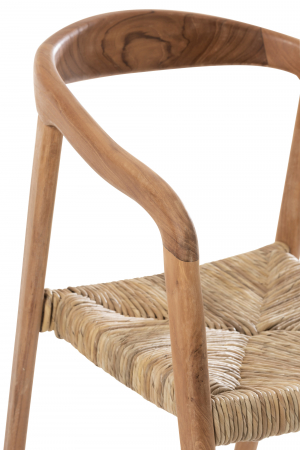 Scaun Ana Teak, Lemn, Maro, 60.5x53x74 cm [7]