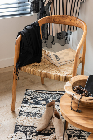 Scaun Ana Teak, Lemn, Maro, 60.5x53x74 cm [8]