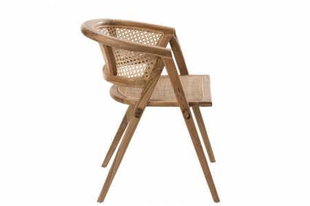 Scaun Ani Teak, Lemn, Natural, 59.5x59.5x73.5 cm [2]