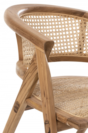 Scaun Ani Teak, Lemn, Natural, 59.5x59.5x73.5 cm [7]