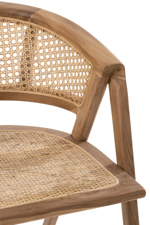 Scaun Ani Teak, Lemn, Natural, 59.5x59.5x73.5 cm [5]