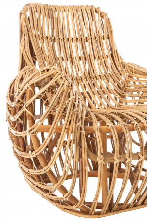 Scaun Ani Teak, Ratan/Bambus, Natural, 87x99x89 cm [4]