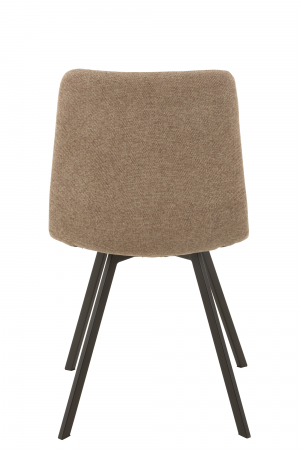Scaun Babette, Metal/Textil, Bej/Negru, 45x54x86 cm [3]