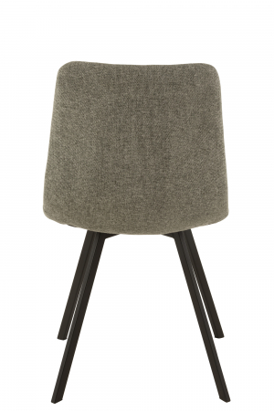 Scaun Babette, Metal/Textil, Gri, 45x54x86 cm [3]