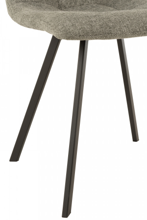 Scaun Babette, Metal/Textil, Gri, 45x54x86 cm [4]