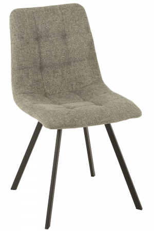 DINING - Scaun Babette, Metal/Textil, Gri, 45x54x86 cm
