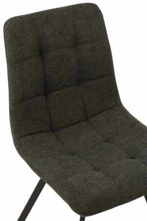 Scaun Babette, Metal/Textil, Gri, 54x45x86 cm [5]