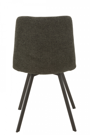 Scaun Babette, Metal/Textil, Gri, 54x45x86 cm [3]