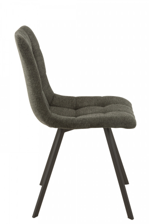 Scaun Babette, Metal/Textil, Gri, 54x45x86 cm [2]