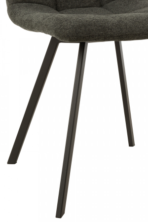 Scaun Babette, Metal/Textil, Gri, 54x45x86 cm [4]