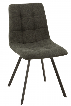 DINING - Scaun Babette, Metal/Textil, Gri, 54x45x86 cm