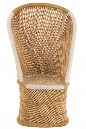 Scaun Bamboo, Rattan/Bambus, Natural, 87x82x151 cm [1]