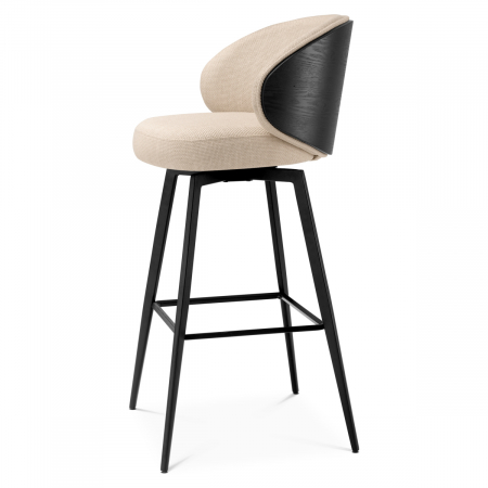 Scaun Bar, Camerota, scalea sand, Dimensiuni: W. 57 | D. 52 | H. 102 | SD. 41 | SW. 49.5 | SH. 78   [4]