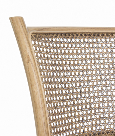Scaun Carrel, Lemn/Ratan, Maro, 45x53x89 cm [4]