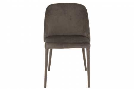 Scaun Charlotte, Metal/Textil, Gri, 60x50x80 cm [1]