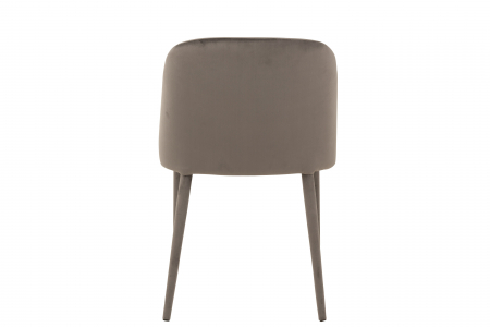 Scaun Charlotte, Metal/Textil, Gri, 60x50x80 cm [3]