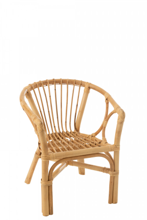 SALE % - Scaun copii Filou, Ratan/Bambus, Natural, 45x40x55 cm