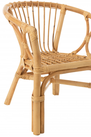 Scaun copii Filou, Ratan/Bambus, Natural, 45x40x55 cm [4]