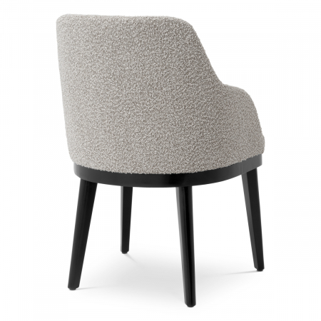 Scaun Costa cu cotiera, bouclé gri [2]
