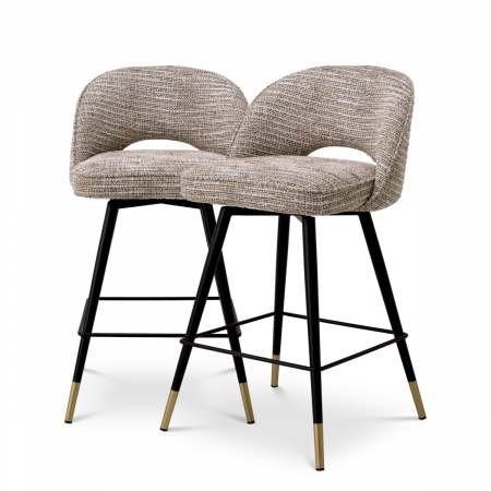 Scaune de bar - Scaun counter, Cliff mademoiselle bej set de 2