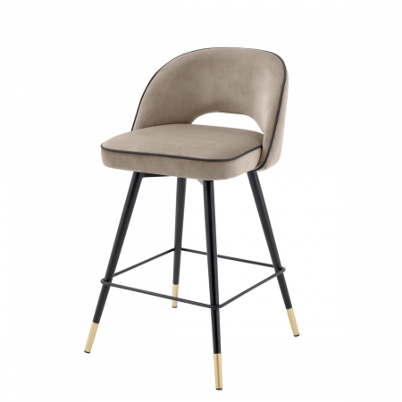 Scaun counter, Cliff savona greige set de 2, Dims: W. 51 | D. 52 | H. 92.5 | SD. 45.5 | SH. 69  (CM) [1]