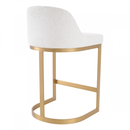 Scaun counter, Condos lyssa off-white, Dims: W. 53 | D. 48 | H. 91 | SD. 38 | SH. 68  (CM) [3]