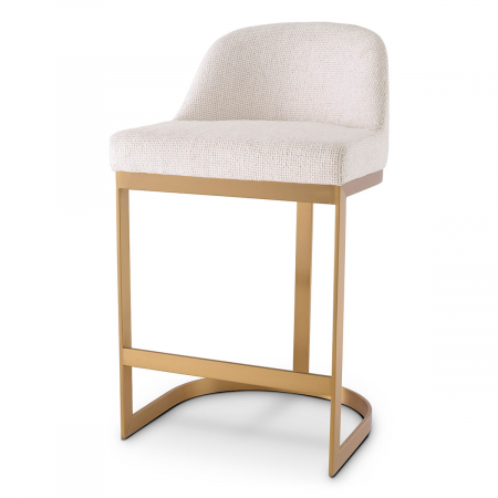 Scaune de bar - Scaun counter, Condos lyssa off-white, Dims: W. 53 | D. 48 | H. 91 | SD. 38 | SH. 68  (CM)
