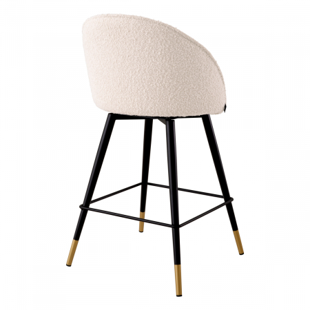 Scaun counter, Cooper bouclé crem set de 2 [3]