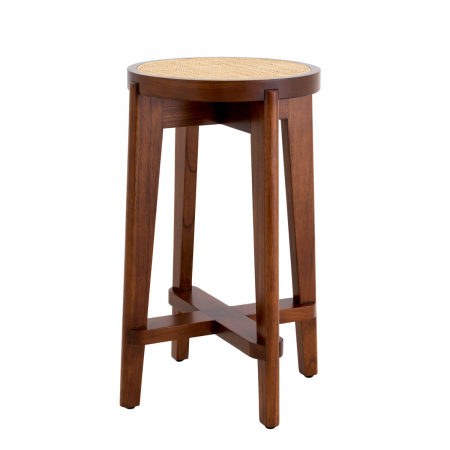 Scaune de bar - Scaun counter, Dareau clasic maro, Dims: Ø 44 | H. 67  (CM)