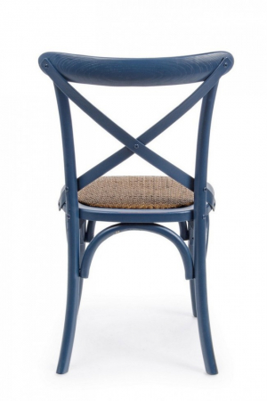 Scaun Cross, Lemn, Albastru, 50.5x52x87 [3]