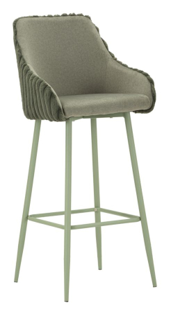 SALE % - Scaun de bar Alaska -a- verde, set de 2, 52x46x111 cm (inaltime sezut 78 cm)