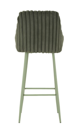 Scaun de bar Alaska -a- verde, set de 2, 52x46x111 cm (inaltime sezut 78 cm) [3]