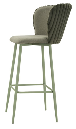 Scaun de bar Alaska -b- verde set de 2 buc 55x58x106 cm (inaltime sezut 77 cm) [2]