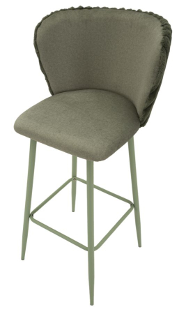 Scaun de bar Alaska -b- verde set de 2 buc 55x58x106 cm (inaltime sezut 77 cm) [3]