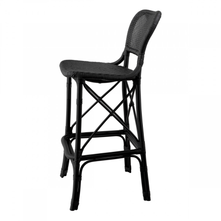 Scaun de bar, Colony negru mat [3]