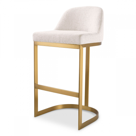 Scaune de bar - Scaun de bar, Condos lyssa off-white, Dims: W. 53 | D. 51 | H. 101 | SD. 39.5 | SH. 78  (CM)