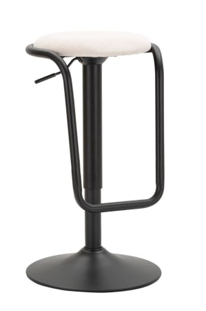 SALE % - Scaun de bar Destiny alb, ø 41x61-83 cm