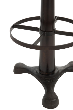 Scaun de bar din piele/met [1]