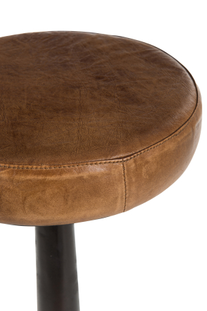 Scaun de bar din piele/met [2]
