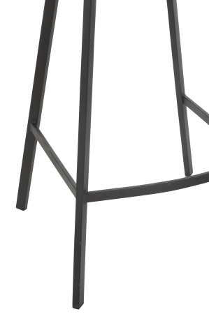 Scaun de bar, Kent metal/poliester, alb [3]