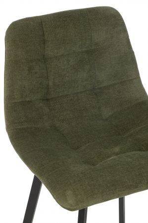 Scaun de bar, Kent metal/poliester, verde [5]