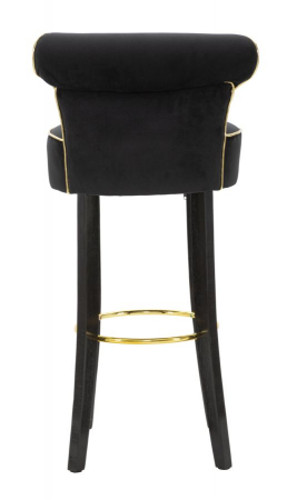 Scaun de bar LUXY black cm 46x48x96 (inaltimea sezutului 75cm) [3]