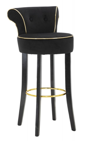 Scaune de bar - Scaun de bar LUXY black cm 46x48x96 (inaltimea sezutului 75cm)