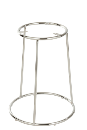 Scaune de bar - Scaun de bar mediu, Metal, Argintiu, 43x43x55 cm